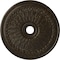 Ekena Millwork Oakleaf Ceiling Medallion (Canopies up to 6 1/4"), 29 1/8"OD x 3 5/8"ID x 1"P, Stone Hearth Crackle CM29OASHC - alternate 1
